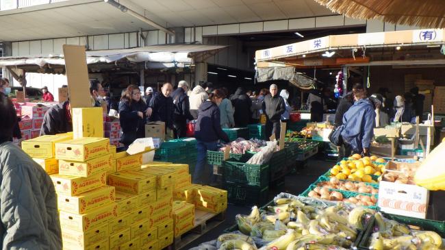 朝市の様子１