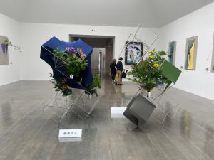 いけばな展の様子