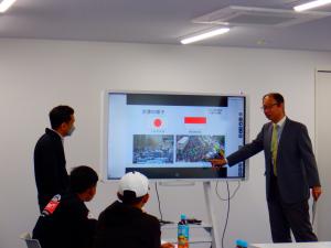 交通安全教室講座の様子