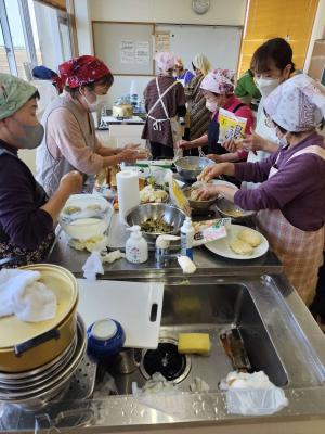 米粉料理教室様子写真①
