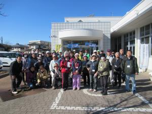 出発前の集合写真