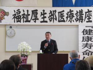 高橋院長による講演の様子