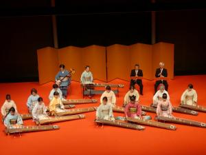 水戸市芸術祭三曲各流演奏会の様子