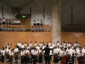 水戸市ジュニアオーケストラの様子