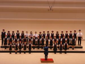 水戸市芸術祭少年少女合唱祭の様子