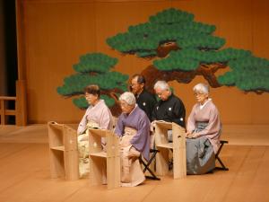 水戸市芸術祭謡と仕舞の会の様子