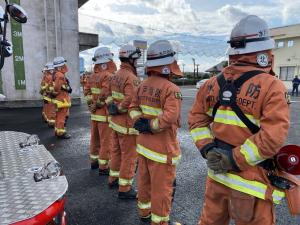 整列うしろから