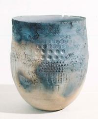 城戸夏男「焼締花器」（陶器、1975年頃）