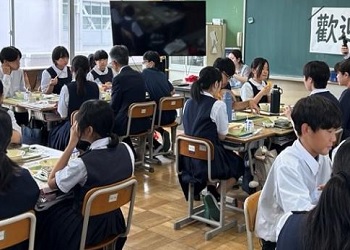 本場「台南市産マンゴー」中学校の学校給食で初提供