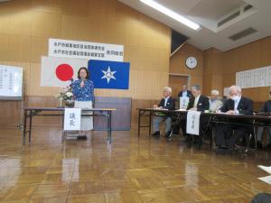 社協議長交代の様子