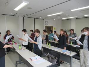 吉田地区女性防火クラブ総会の様子