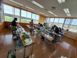 ハーブクラフト教室の様子