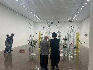 第57回水戸市芸術祭いけばな展の様子