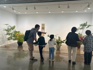 第57回水戸市芸術祭いけばな展の様子