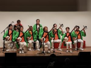 第57回水戸市芸術祭民謡民舞大会の様子