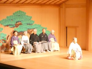 第57回水戸市芸術祭謡と仕舞の会の様子