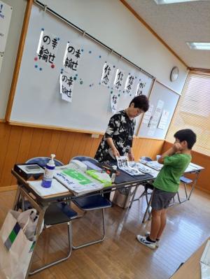 習字教室の様子３