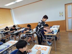 習字教室の様子2