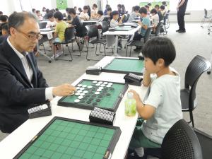 長谷川武さんと対戦の様子