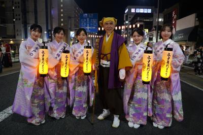 水戸黄門まつりでの提灯行列