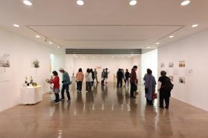第57回水戸市芸術祭いけばな展のパネル展の様子4