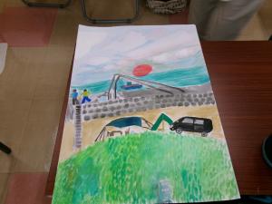 出来上がった作品