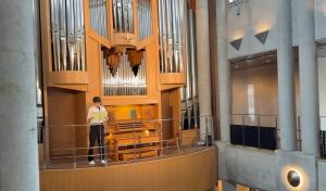 「平和作文朗読会とパイプオルガン・コンサート」本間 玄真さん