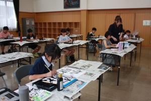 書道教室写真３