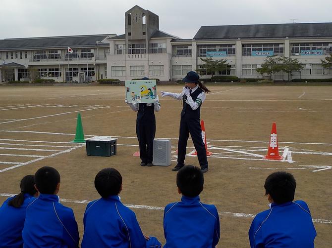 交通安全教室の様子の画像1