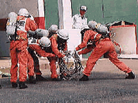 救助隊の訓練(救助大会種目の訓練)の画像