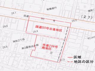 水戸市南町2丁目周辺地図