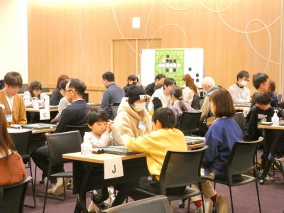第20回新春親子オセロ大会の様子