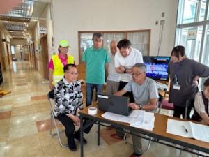 洪水ハザード避難訓練(2)
