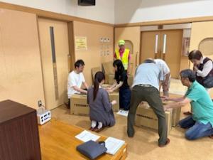 洪水ハザード避難訓練(3)