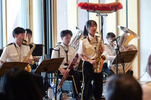 茨城県警察音楽隊の皆さんの演奏