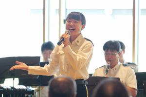 茨城県警察音楽隊の皆さんの熱唱