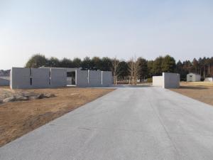 合葬式墓地入口スロープ