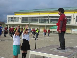 運動会の写真です