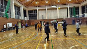 バレーの試合です