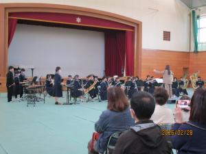吹奏楽の演奏です